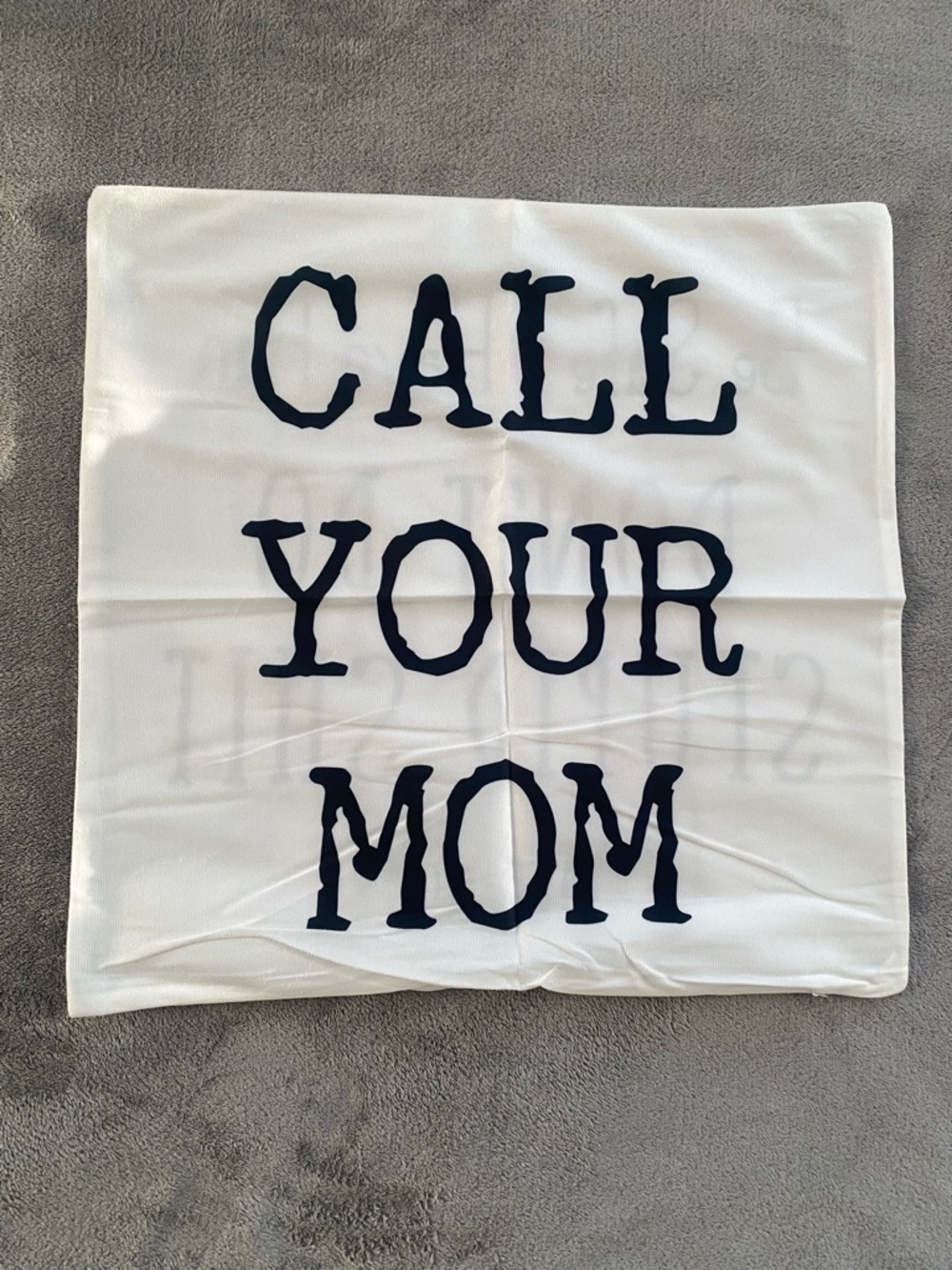 Funny Mom Pillow Case Don’t Do Stupid Sh*t Call Your Mom 18x18 Gift College - Picture 3 of 6